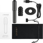 Люксовая вибропуля Le Wand Grand Bullet - тёмный графит - 12 см Люксовая вибропуля Le Wand Grand Bullet - тёмный графит - 12 см