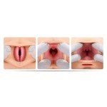 Мастурбатор кукла KOKOS Veronia DL: вагина и анус c анатомическим строением и двойным слоем материала - телесный - 50 см