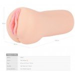 Мастурбатор вагина с анатомическим строением KOKOS Emily Artist Collection Series DL с двойным слоем материала - 19 см