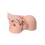 Мастурбатор-полуторс Olivia Say вагина и анус с вибрацией, ротацией и звуком - телесный