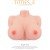 Торс (груди) мастурбатор в натуральную величину Bouncing Series TITTIES F Cup - телесный - 26 см