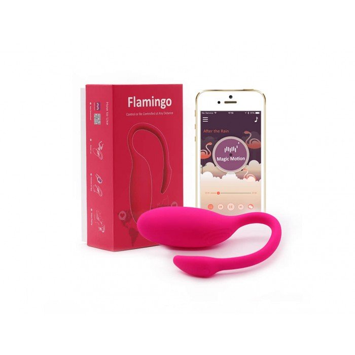 Виброяйцо Magic Motion - Flamingo c возможностью управления со смартфона - розовое