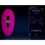 Клиторальный вибратор в трусики со съемной вибропулей Magic Motion Candy с возможностью управления через приложение - розовый
