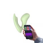 Вагинально-клиторальный стимулятор Magic Motion Magic Umi с возможностью управления через смартфон - зелёный