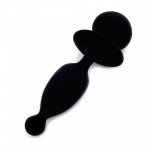 Мощная анальная пробка с глубинной вибрацией и съемным хвостиком Magic Motion Bunny с управлением со смартфона - чёрная - 13 см Мощная анальная пробка с глубинной вибрацией и съемным хвостиком Magic Motion Bunny с управлением со смартфона - чёрная - 13 см