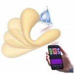 Вакуумно-волновой стимулятор клитора с гибким вагинальным вибратором Magic Motion Bobi с управлением со смартфона - жёлтый - 20,5 см Вакуумно-волновой стимулятор клитора с гибким вагинальным вибратором Magic Motion Bobi с управлением со смартфона - жёлтый - 20,5 см