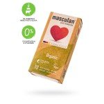 Экологически чистые латексные утонченные 0,05 мм презервативы Masculan Organic - 10 шт Экологически чистые латексные утонченные 0,05 мм презервативы Masculan Organic - 10 шт