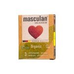 Экологически чистые латексные утонченные 0,05 мм презервативы Masculan Organic - 3 шт Экологически чистые латексные утонченные 0,05 мм презервативы Masculan Organic - 3 шт