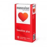 Презервативы латексные Masculan Sensitive Plus - Нежные - для сохранение естественных ощущений - 10 шт Презервативы латексные Masculan Sensitive Plus - Нежные - для сохранение естественных ощущений - 10 шт