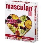 Презервативы латексные Masculan Ultra 1 - Tutti Frutti с ароматом фруктов - 3 шт Презервативы латексные Masculan Ultra 1 - Tutti Frutti с ароматом фруктов - 3 шт