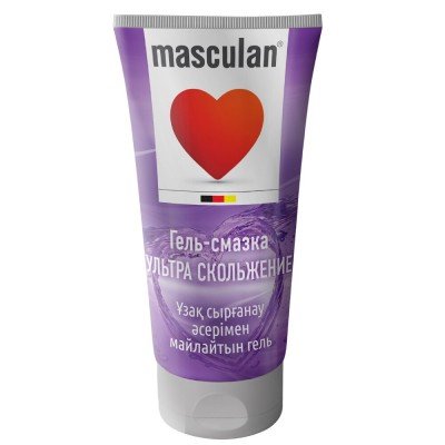 Интимная смазка-гель на водно-силиконовой основе Masculan Ultra Glide - Длительное скольжение - 50 мл