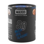 Латексные классические презервативы в тубусе + кейс MAXUS SO MUCH SEX Classic - 100 шт