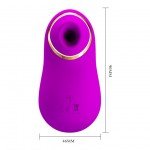Вакуумно-волновой стимулятор клитора Baile Emily перезаряжаемый - фиолетовый