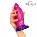 Фантастический розовый фаллоимитатор Magic Hero в виде фантазийного щупальца - 18 см Фантастический розовый фаллоимитатор Magic Hero в виде фантазийного щупальца - 18 см