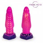 Фантастический розовый фаллоимитатор Magic Hero в виде фантазийного щупальца - 18 см