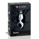 Анально-вагинальный стимулятор MyStim Romeo с электростимуляцией - 8,5 см