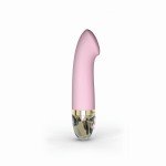 Элегантный вибратор для зоны G и клитора MyStim Right on Ron - розовый - 16,5 см