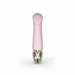 Элегантный вибратор для зоны G и клитора MyStim Right on Ron - розовый - 16,5 см