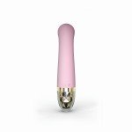 Элегантный вибратор для зоны G и клитора MyStim Right on Ron - розовый - 16,5 см