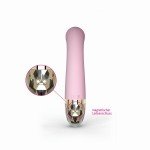 Элегантный вибратор для зоны G и клитора MyStim Right on Ron - розовый - 16,5 см
