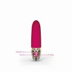 Классический вибратор MyStim Sleak Freak для вагинальной и клиторальной стимуляции - розовый - 14 см