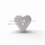 Оригинальный вибромассажер MyStim Heart's Desire для стимуляции клитора и вульвы - розовый