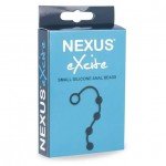 Анальная цепочка Nexus Excite Anal Beads - размер S - чёрная - 24 см