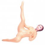Надувная секс-кукла с 3 любовными отверстиями Dianna Stretch Love Doll - телесная - 150 см