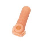 Насадка на фаллос открытого типа с усиками и отверстием для мошонки Nude Sleeve - размер S - телесная - 10 см Насадка на фаллос открытого типа с усиками и отверстием для мошонки Nude Sleeve - размер S - телесная - 10 см