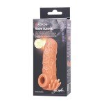 Насадка на фаллос открытого типа с усиками и отверстием для мошонки Nude Sleeve - размер S - телесная - 10 см Насадка на фаллос открытого типа с усиками и отверстием для мошонки Nude Sleeve - размер S - телесная - 10 см