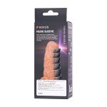 Насадка на фаллос открытого типа с усиками и отверстием для мошонки Nude Sleeve - размер S - телесная - 10 см Насадка на фаллос открытого типа с усиками и отверстием для мошонки Nude Sleeve - размер S - телесная - 10 см