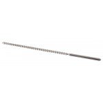 Стимулятор для уретры из стали Dilator Dip Stick Ripped - серебристый - 24 см