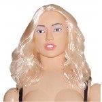 Надувная секс-кукла Natalie с вибрацией, реалистичным лицом, волосами, вибрацией, одеждой - 160 см