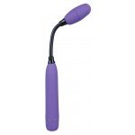 Вибропуля на гнущейся ручке Mr.Flex - фиолетовая