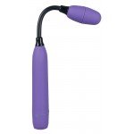 Вибропуля на гнущейся ручке Mr.Flex - фиолетовая