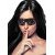 Маска на глаза Printed Eye Mask Old School Tattoo Style - чёрная