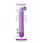 Вибратор-жезл Classix Sweet Swirl Vibrator - фиолетовый - 21 см