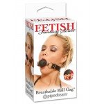 Классический дышащий кляп с отверстиями Breathable Ball Gag - черный