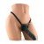 Страпон-система с гибким стимулятором Posable Partner Strap-O - черный - 17,8 см