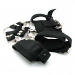Фиксация крестовая для рук и ног Heavy-Duty Hogtie Kit - чёрная Фиксация крестовая для рук и ног Heavy-Duty Hogtie Kit - чёрная