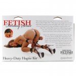 Фиксация крестовая для рук и ног Heavy-Duty Hogtie Kit - чёрная Фиксация крестовая для рук и ног Heavy-Duty Hogtie Kit - чёрная