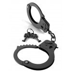 Наручники металлические Designer Metal Handcuffs - чёрные
