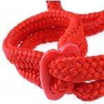 Фиксаторы на руки или лодыжки Silk Rope Love Cuffs - красные