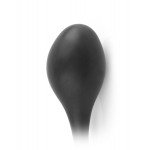 Надувной анальный расширитель Inflatable Silicone Ass Expander - чёрный