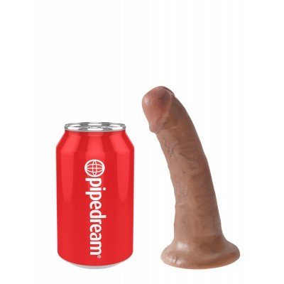 Небольшой фаллоимитатор реалистик на присоске King Cock 6