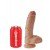 Реалистичный фаллоимитатор на присоске с мошонкой King Cock 8