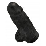 Толстый фаллоимитатор-реалистик с мошонкой King Cock 9 Толстый фаллоимитатор-реалистик с мошонкой King Cock 9
