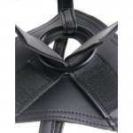 Страпон Harness со съемной насадкой на регулируемых ремнях King Cock 7 - телесный - 17,8 см