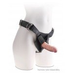 Суперреалистичный упругий и гибкий фаллоимитатор на присоске King Cock Plus Triple Density 6