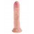 Суперреалистичный упругий и гибкий фаллоимитатор с присоской King Cock Plus Triple Density 8